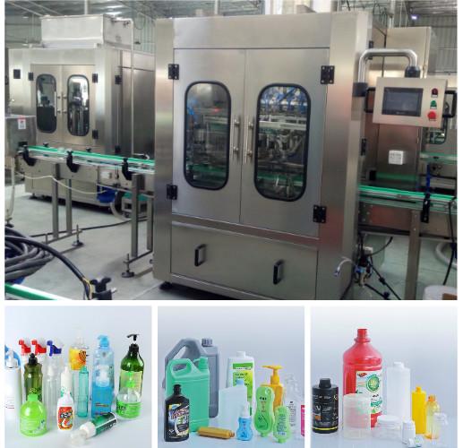 Buy cheap High Efficiency Bottling Line Equipment Liquid Detergent Filling Machine from wholesalers