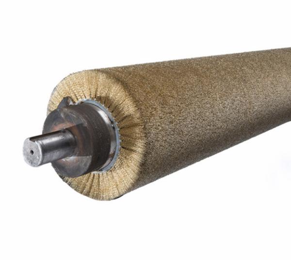 Buy cheap Circular Stainless Steel Shaft Pickling Copper Wire Roller Brush from wholesalers