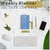 Buy cheap O Binding Hardcover Weekly Planner Notebook FSC Certified Eco Friendly from wholesalers