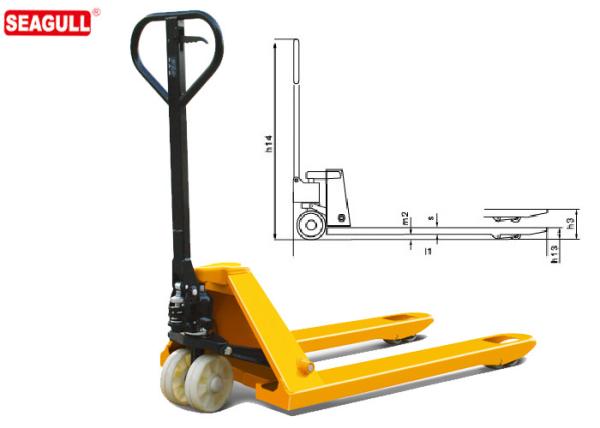 Buy cheap 5 ton TUV Hydraulic Hand Pallet Truck For Warehouse Cargo Lifting from wholesalers