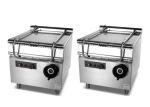 Galvanised Steel Pulse Ignition 80L Gas Tilting Braising Pan