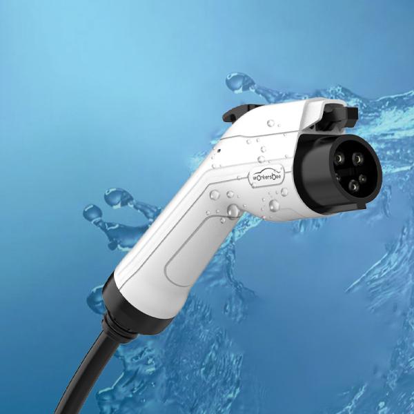Buy cheap 3 Phase 32Amp EV Charger Gun 22kW TPU EV Charging Extension Cable from wholesalers