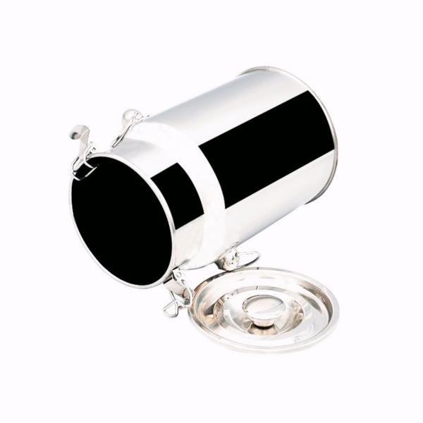 Buy cheap 15L Stainless Steel Milk Can Mirror Polished Metal Milk Container from wholesalers