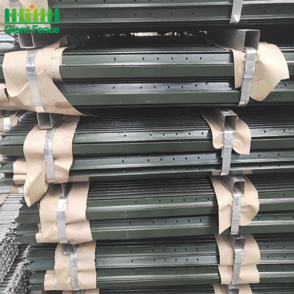 Buy cheap Light Green Painting 0.95lbs Studded T Post 800mm 2.6 Ft from wholesalers