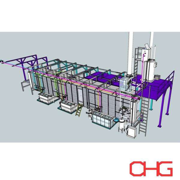 Buy cheap Fan Shaped Nozzle Pretreatment Spray Tunnel For Powder Coating Production Line from wholesalers
