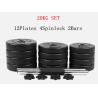 Buy cheap 10kg 15kg 20kg 25kg 30kg 40kg adjustbale cement dumbbell barbell set from wholesalers