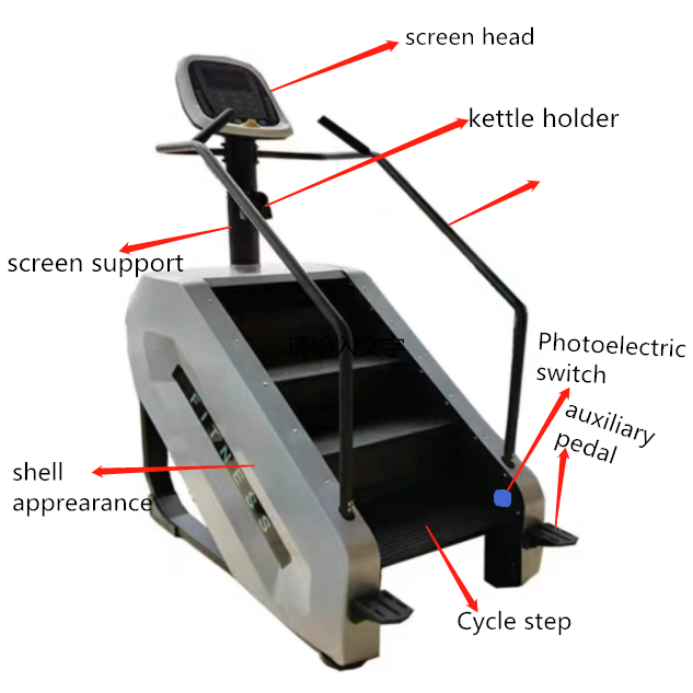 Wholesale Stainless Steel Stair Master Climber Electric Powered Fitness Stepper for Home Use Cardio Machine for Commercial Gym