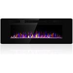 Household Decorative 3D Electric Fireplace with 9 Flame Colors and Metal