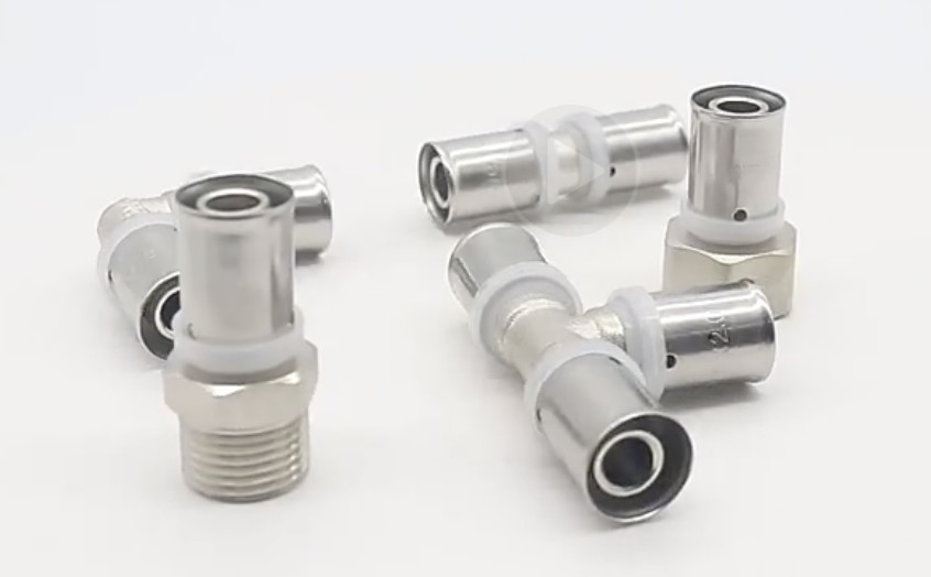 1.0Mpa Female Brass Pipe Fittings Elbow Lead Free NSF Certified Elbow Pipe Connector Brass Press Fitting