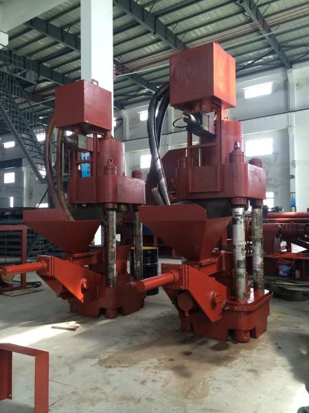 Scrap Iron Metal Briquetting Press / Briquette Machine Compress 1750*1200*3850