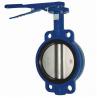 Buy cheap Ductile Iron Manual Handle Butterfly Valve PN10/16 Wafer Soft Seal Stainless Steel Butterfly Valve from wholesalers