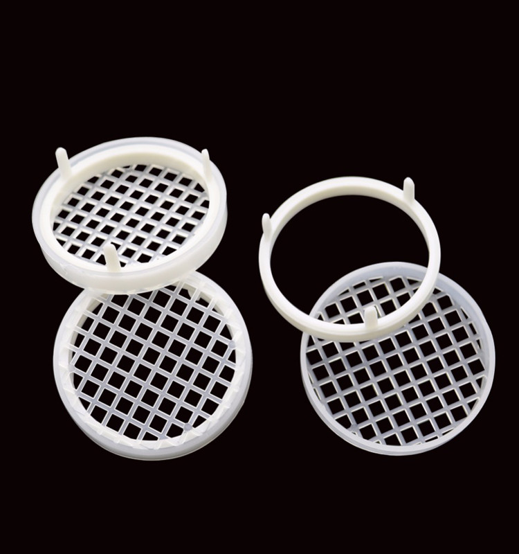 Round Queen Cage Queen Rearing Beekeeping Plastic Bee Queen Catcher White Color