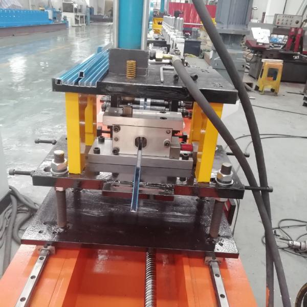 Buy cheap 0.6mm Stainless Steel Glass Sliding Door U Channel Roll Forming Machine from wholesalers