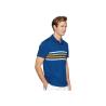 Buy cheap Polyester Men's Polo Shirts Design Bicolor Contrast Bands Knit Cuffs from wholesalers