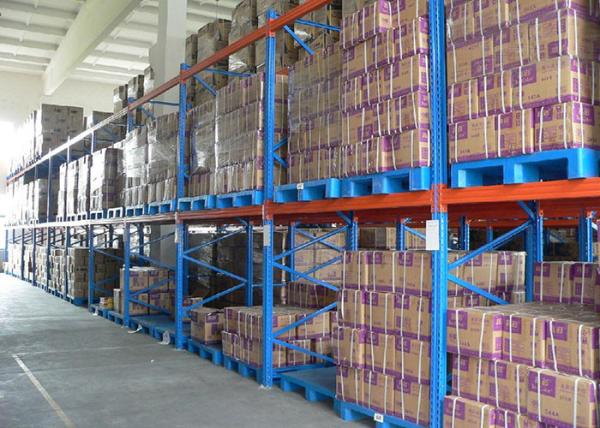 Adjustable Cold Rolled Heavy Duty Steel Storage Racks , Warehouse Storage