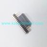 Buy cheap 1.27mm single row pin header male header with cap from wholesalers