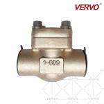 C95800 Bronze Check Valve 1" Class 800 NRV Lift Aluminum Forged Steel Check
