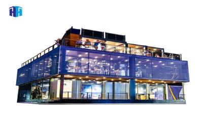 Buy cheap prefabricated container hall luxury prefab house luxury exhibition in Bermuda from wholesalers