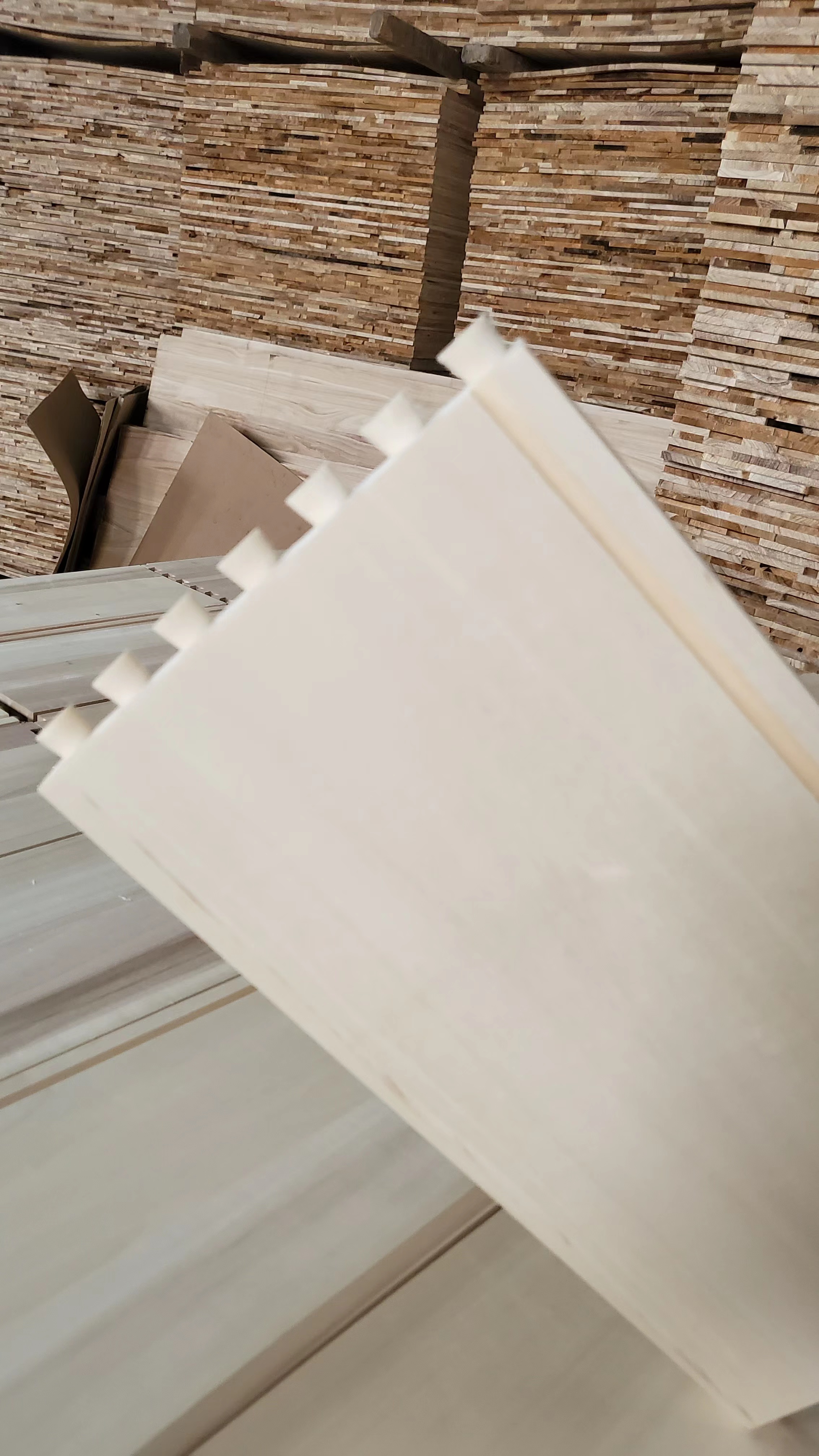 Strong and Lightweight Dovetail Drawer Board with Paulownia Poplar Pine Wood Panel