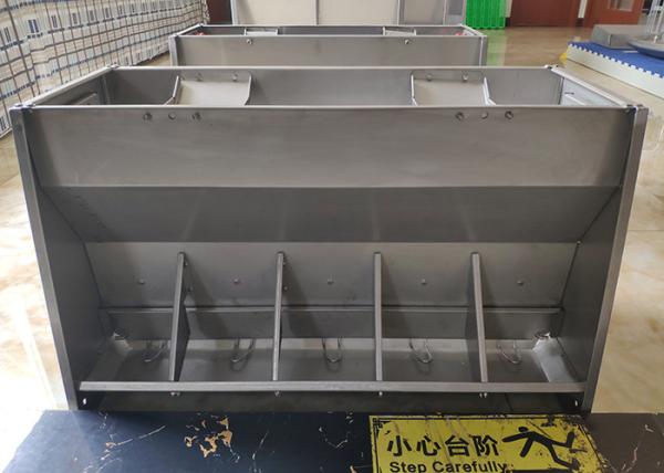 Buy cheap SS304 10 Holes Fattener Pig Trough Feeder Double Sides Anti Rust from wholesalers