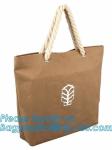 customized promotion gift waterproof clear pvc cotton rope handle beach tote bag