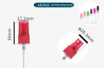 Colorful Plastic Perfume Crimp Spray Pump 16mm Tight Seal Non Spill