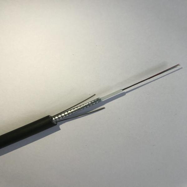 Buy cheap GYXTW Armoured 2 4 6 8 10 12 24 Core Aerial Fiber Optic Cable 1km from wholesalers