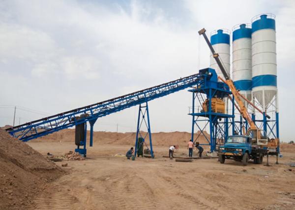 Buy cheap Ready Mix Belt Type Wet Mix Stationary Cement Concrete Batching Plant 120m3/H from wholesalers