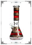 Copper Art Vidrio De Borosilicato Glass Beaker Bongs 50x7mm Glass Tube