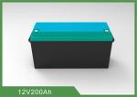 1kHz AC 2.56KWh 250A Discharge LiFePO4 RV Battery 12V200Ah