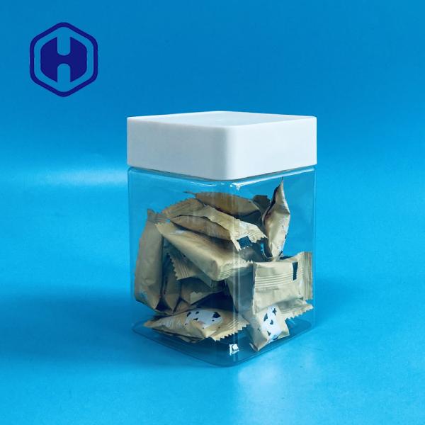 Clear Plastic Pet Cookie Jar For Dates Marshmallow Seeds Walnut Dried Vegetable
