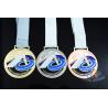 Buy cheap Commercial Die Cast Sports Award Medals , Custom Made Medallions Smooth Back from wholesalers