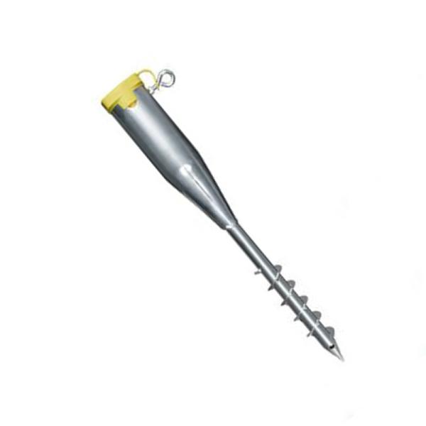 Buy cheap Iso Galvanised Bright 68mm Ground Screw Anchors For Fence Posts from wholesalers