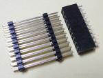 double Rows Straight Male 2.54mm Breakable Pin Header connector