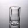 Buy cheap Heat Resistant 120ml Mouth Blown Double Wall Glass Cup from wholesalers