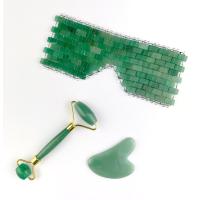 Buy cheap Natural Crystal Green Jade Rose Quartz Eye Mask For Massage product