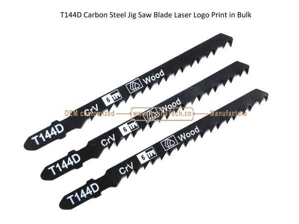 Buy cheap T144D Carbon Jig Saw Blade Laser Logo Print in Bulk size:100mmx8x6T, Cutting Woods,Reciprocating Saw Blade from wholesalers
