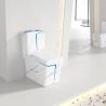 Buy cheap American Standard ADA Floor Standing Toilet Gold Marbling Square from wholesalers
