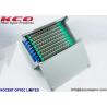Buy cheap 96 Core Rack Mount Fiber Optic Terminal Box ODF Unit / 96fo Steel Material from wholesalers