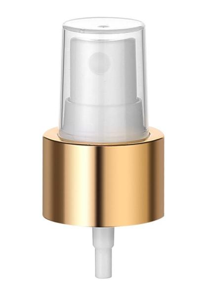 Buy cheap 20mm Gold UV Plastic Fine Mist Sprayer for 20/410 Bottle Neck Size from wholesalers