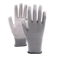 Buy cheap Custom Garden Gloves 13 Gauge Polyester PU Coated Lightweight Breathable Garden product