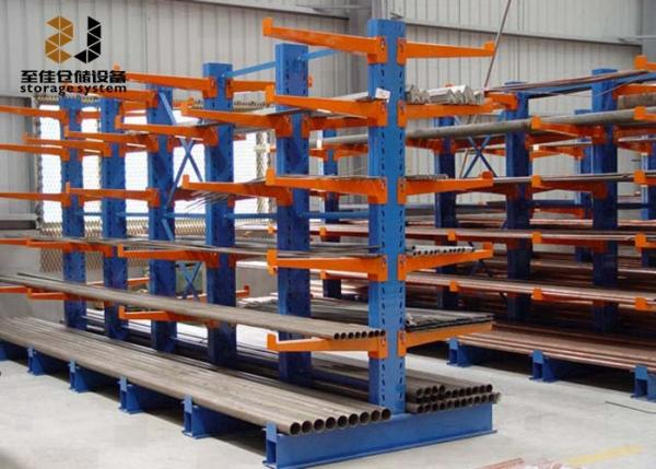 Buy cheap Heavy Duty Cantilever Storage Racks Industrial Single Side / Double Side from wholesalers