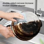 KILINE Single Layer Kitchen Scrubbing Dish Cloth Silver Wire Multipurpose Dish
