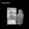 Buy cheap VMPET 250G 500G Flat Bottom Mylar Bag Grain Coffee Front Clear ROHS from wholesalers