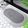 Buy cheap Non-Slip Diatomite Dark Gray Mat Quick-Drying and Waterproof for Home Kitchen from wholesalers