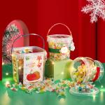 Other Food Grade Thicken Plastic Bucket With Holder And Lid For Seafood Snack