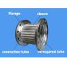 Buy cheap Chemical Anti-Corrosive Gas Compensator 304 SS Braided Metal Hose Flexible With PTFE Flange from wholesalers