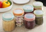 Transparent Lid High White Glass Sealable Glass Jars For Seasonings