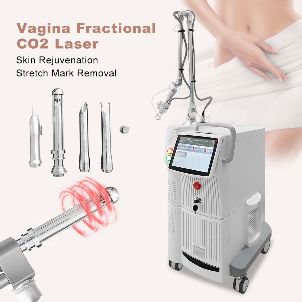 CV8 Newest Glass Tube Rf Tube Vertical Co2 Laser Fractional Machine Co2 Laser Beauty Equipment For Salon