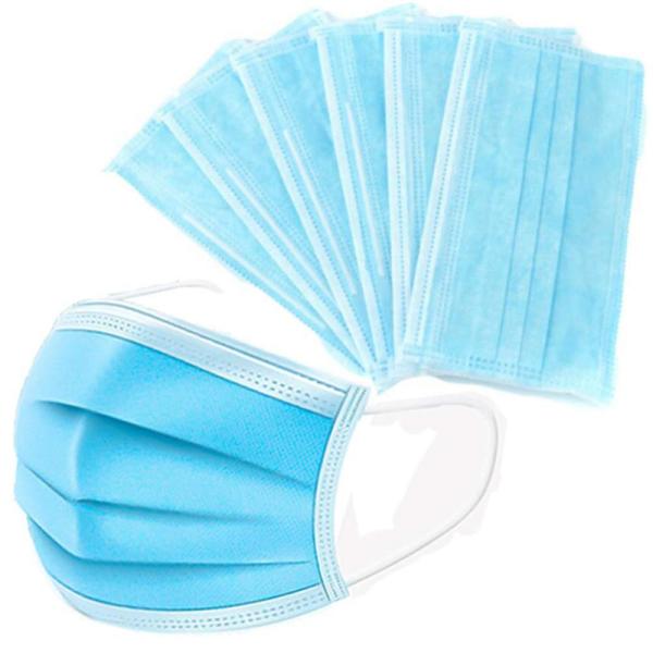 Buy cheap 3 Ply Non Woven Breathable Medical Face Mask Blue For Protection from wholesalers